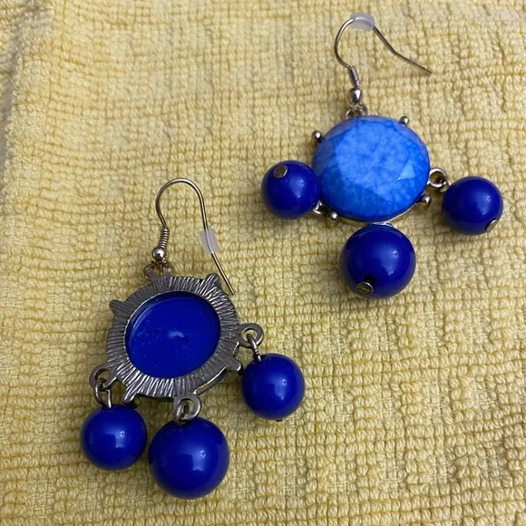 Blue and Green Beaded Jewelry Set - Picture 3 of 6